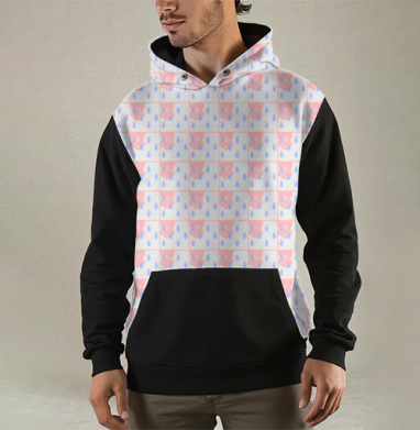 Нежные кошачьи лапы пастельные тона лапы, Толстовка мужская Regular 3D