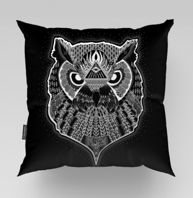 Сова - викинг - Zen in Black, Подушки