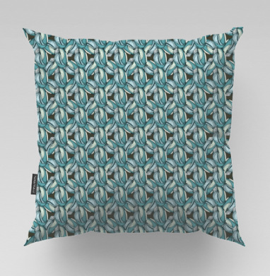 Abstract pattern of shells / Абстрактный узор из ракушек - Магазин футболок Myatta - Дизайнерские принты, Подушки