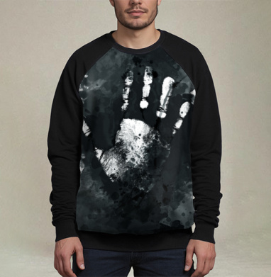 Hand / Рука, Свитшот мужской 3D / хлопок
