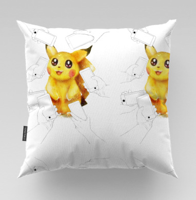 Pokemon, Подушка велюр плюшевая 45х45