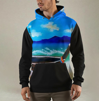 Эх, море, Толстовка мужская Regular 3D