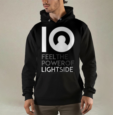FEEL THE POWER OF LIGHT SIDE / ПОЧУВСТВУЙ СИЛУ СВЕТЛОЙ СТОРОНЫ, Толстовка мужская Regular 3D