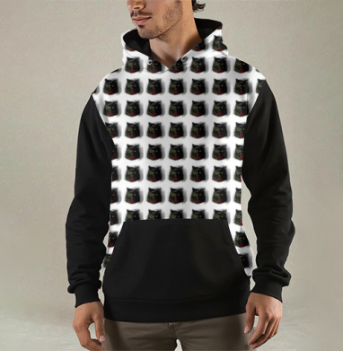 Кот бегемот, Толстовка мужская Regular 3D