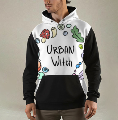 Urban Witch / Городская ведьма, Толстовка мужская Regular 3D