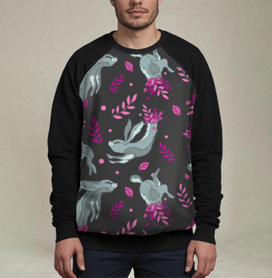 Зайцы в цветах - Магазин футболок EvgeniaGorelova - Дизайнерские принты