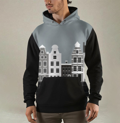 Амстердам, Толстовка мужская Regular 3D