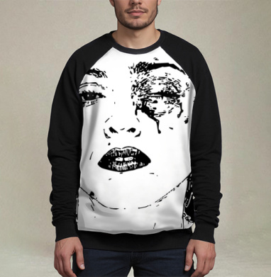 Crystal_castles_Black_Eye, Свитшот мужской 3D / хлопок