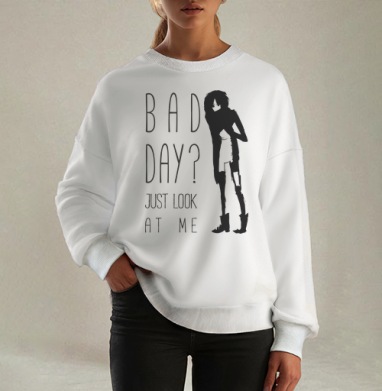 Фотография футболки BAD DAY? / ПЛОХОЙ ДЕНЬ?