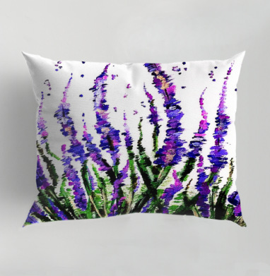 Лаванда, Подушка декоративная 50х70 см