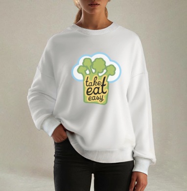 take eat easy / Ешь легко - Магазин футболок anplastes - Дизайнерские принты