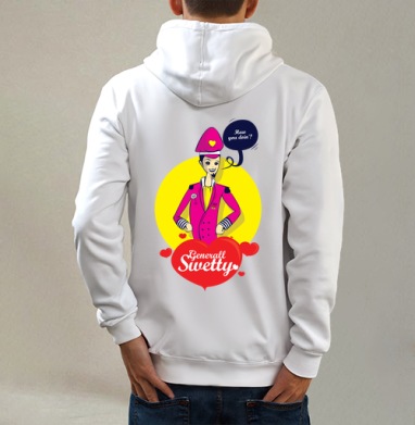 Ироничный розовый генерал Swetty / Генерал Милашка How you doin -  Толстовки