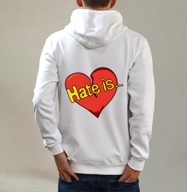 Hate is... / Ненависть это - Магазин футболок dilux - Дизайнерские принты