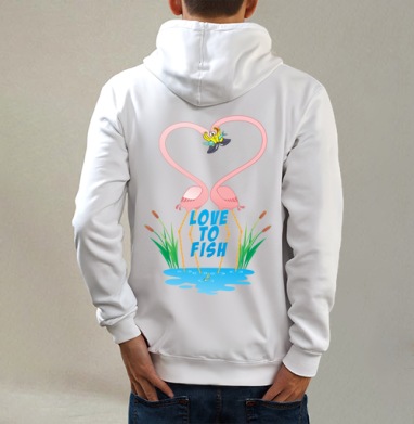 Love  to  fish / Люблю рыбку - Магазин футболок jday - Дизайнерские принты