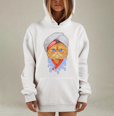 Падишах., Hoodie Mjhigh Dig, оверсайз, утепленная
