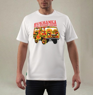 УАЗ 452 Буханка в русской хохломской росписи REAL RUSSIAN LEGEND - Купить Товары с принтом 