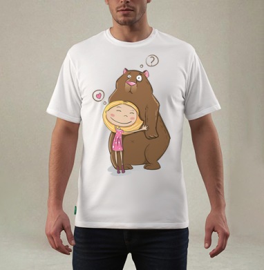 I like teddy bears, Футболка мужская REGULAR белая