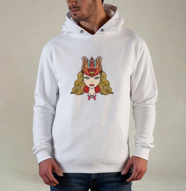 Море Любви, Толстовка белая Regular, утепленная