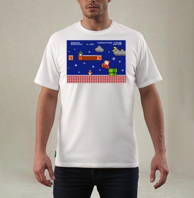 Santa Mario, Футболка мужская REGULAR белая
