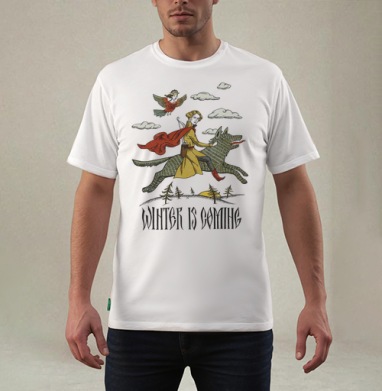 Винтер из коминг, Футболка мужская REGULAR белая