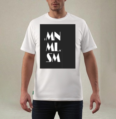 Minimalism рыбалка человек удочка с удочкой, Футболка мужская REGULAR белая