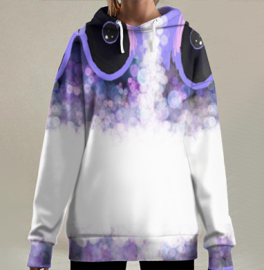 Милая мордочка коалы для детей с теплым эффектом, Hoodie Long Oversize 3D
