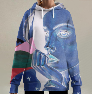 Озерная, Hoodie Long Oversize 3D