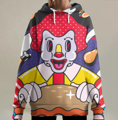 Рональд Макдональд, Hoodie Long Oversize 3D