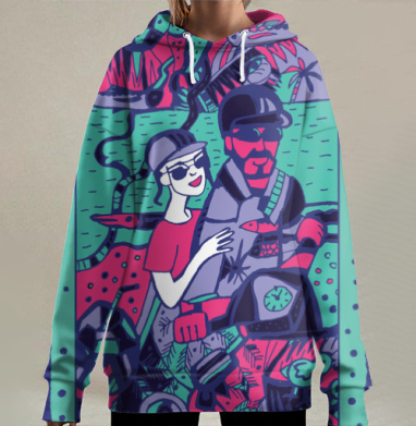 В приключение, Hoodie Long Oversize 3D