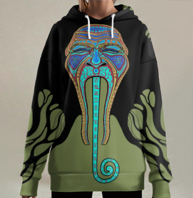 Варган, Hoodie Long Oversize 3D