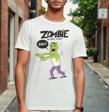 Zombie - Mutant Zone! - Купить Товары с принтом 