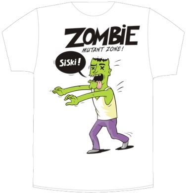 Zombie - Mutant Zone! - Своя футболка белая A5 (15 x 20 см), страница 8