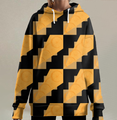 Апельсинчик, Hoodie Long Oversize 3D