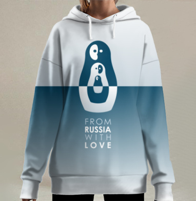Богатый внутренний мир, Hoodie Long Oversize 3D