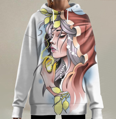 Чародейка, Hoodie Long Oversize 3D