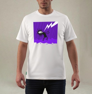 Чёрный Метал, Футболка мужская REGULAR белая