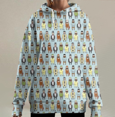 Джентльмены, Hoodie Long Oversize 3D