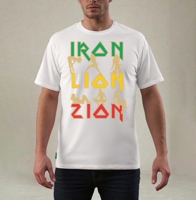 iron lon zion / Железный Лев Сиона, Футболка мужская REGULAR белая