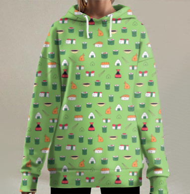 Кавайсуши, Hoodie Long Oversize 3D