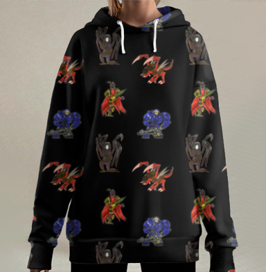 КосмоЧуваки, Hoodie Long Oversize 3D