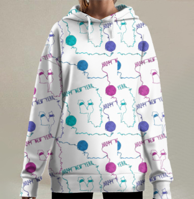 Котопес, Hoodie Long Oversize 3D
