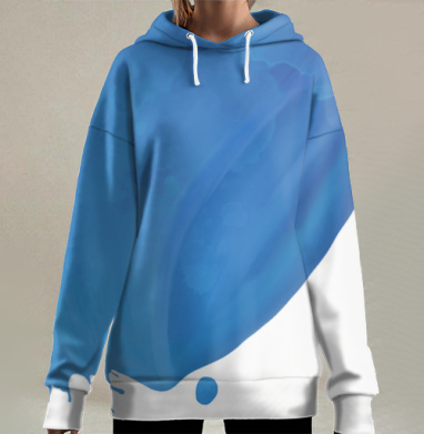 Красочка, Hoodie Long Oversize 3D