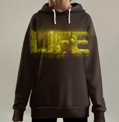 LIFE пробьется, Hoodie Long Oversize 3D