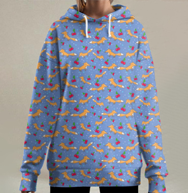 Лиски, Hoodie Long Oversize 3D