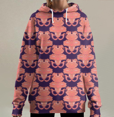 Мексиканский стиль, Hoodie Long Oversize 3D