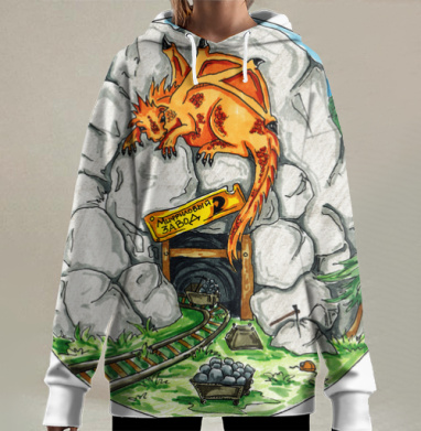 Мифриловый завод, Hoodie Long Oversize 3D