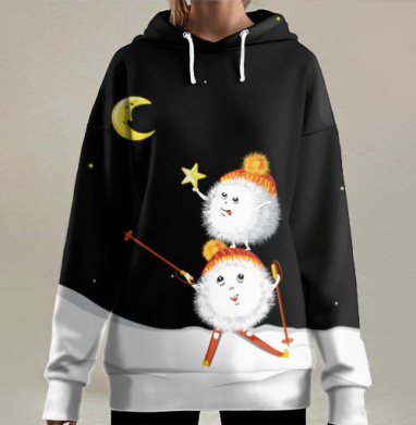 Нет ничего невозможного, Hoodie Long Oversize 3D