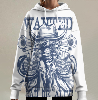 Особо Опасен, Hoodie Long Oversize 3D