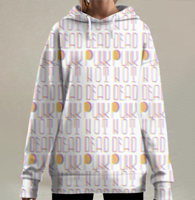 Панки не умирают, Hoodie Long Oversize 3D
