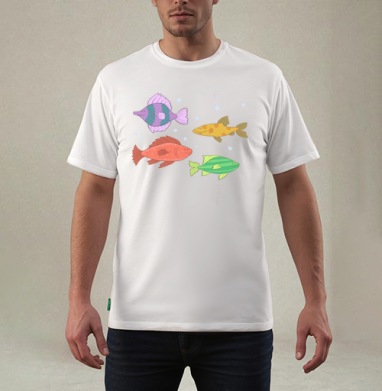 Pisces / Рыбы, Футболка мужская REGULAR белая